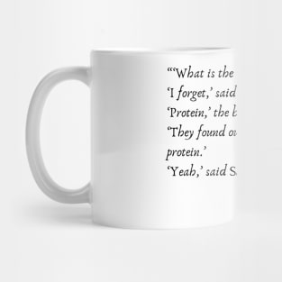 A Quote about Life from "Cat’s Cradle" by Kurt Vonnegut Mug